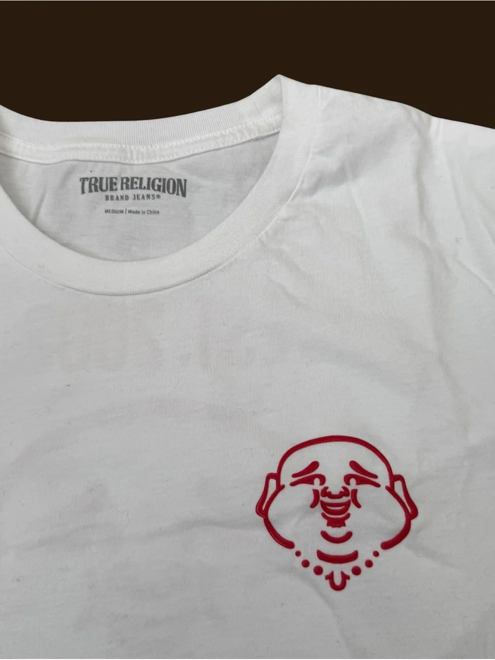 True Religion Buddha White Shirt